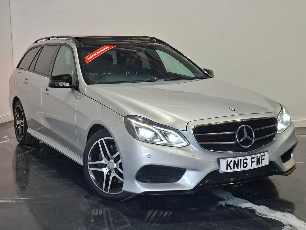 Mercedes-Benz E Class 3.0 E350 V6 Bluetec Amg Night Edition Premium Es Silver
