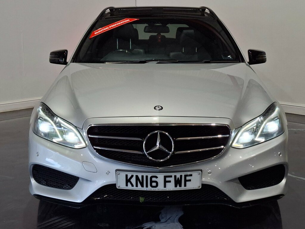 Mercedes-Benz E Class 3.0 E350 V6 Bluetec Amg Night Edition Premium Es Silver #2