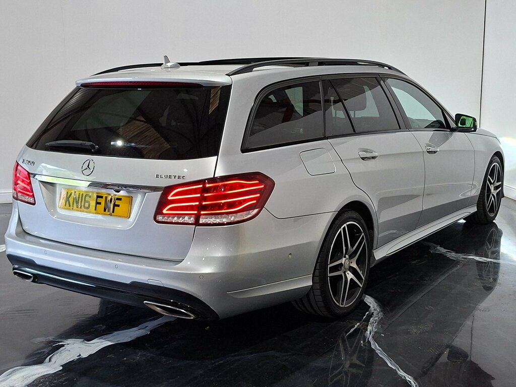 Mercedes-Benz E Class 3.0 E350 V6 Bluetec Amg Night Edition Premium Es Silver #4