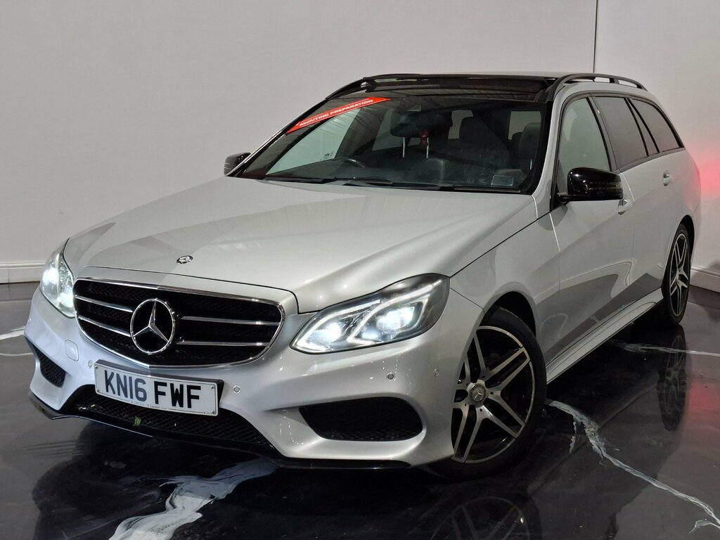 Mercedes-Benz E Class 3.0 E350 V6 Bluetec Amg Night Edition Premium Es Silver #3