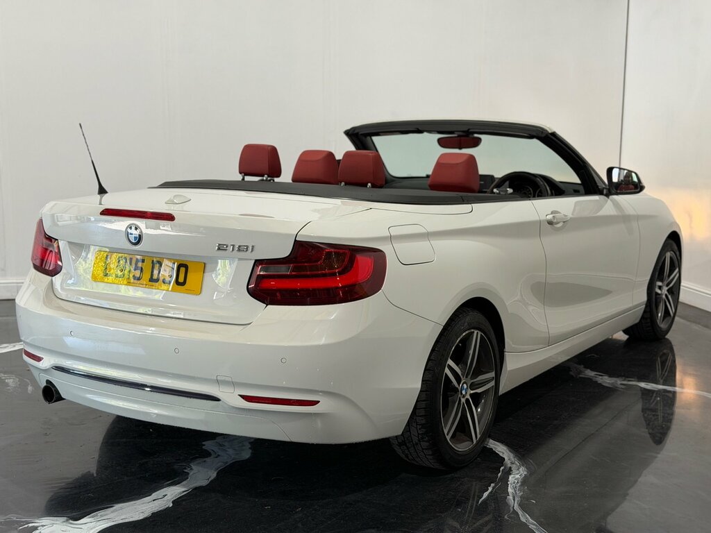 BMW 2 Series 1.5 218I Sport Convertible Euro White #5
