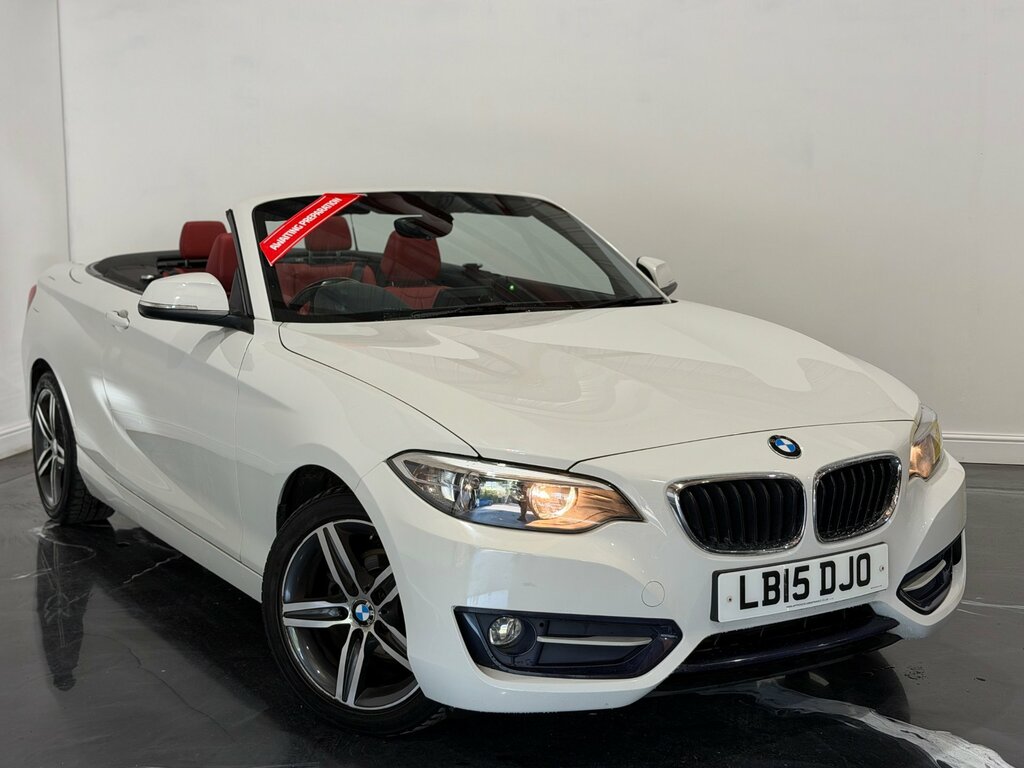 BMW 2 Series 1.5 218I Sport Convertible Euro White #2