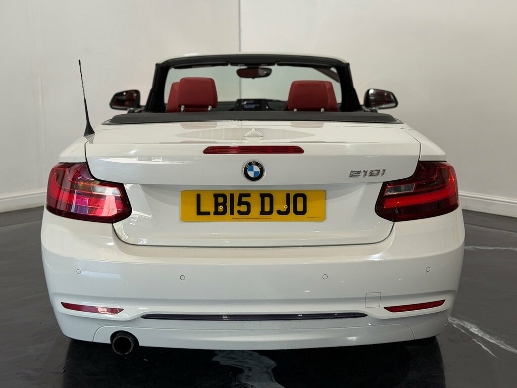 BMW 2 Series 1.5 218I Sport Convertible Euro White #6