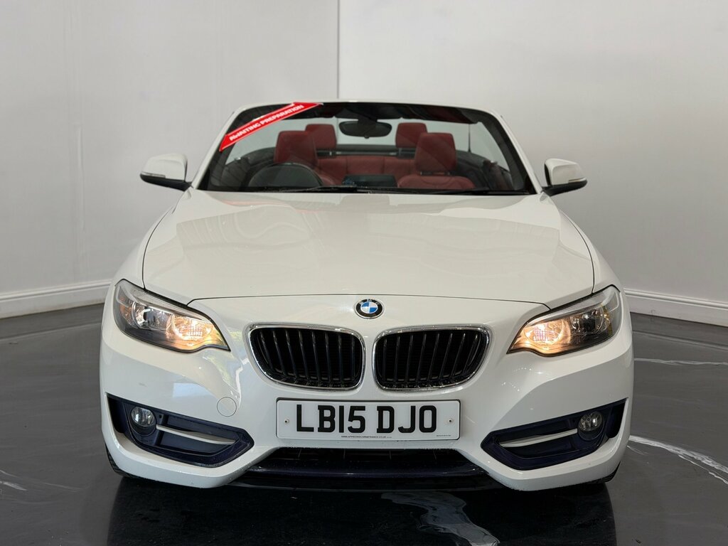 BMW 2 Series 1.5 218I Sport Convertible Euro White #3