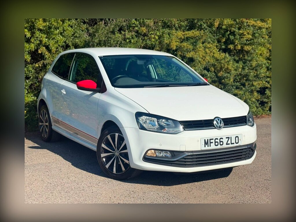Volkswagen Polo 1.2 Tsi Bluemotion Tech Beats Euro 6 Ss MF66ZLO White #5