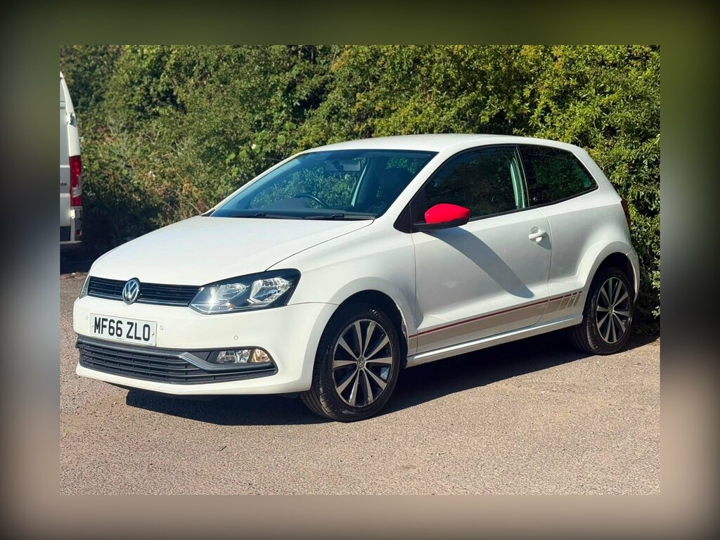 Volkswagen Polo 1.2 Tsi Bluemotion Tech Beats Euro 6 Ss MF66ZLO White #4