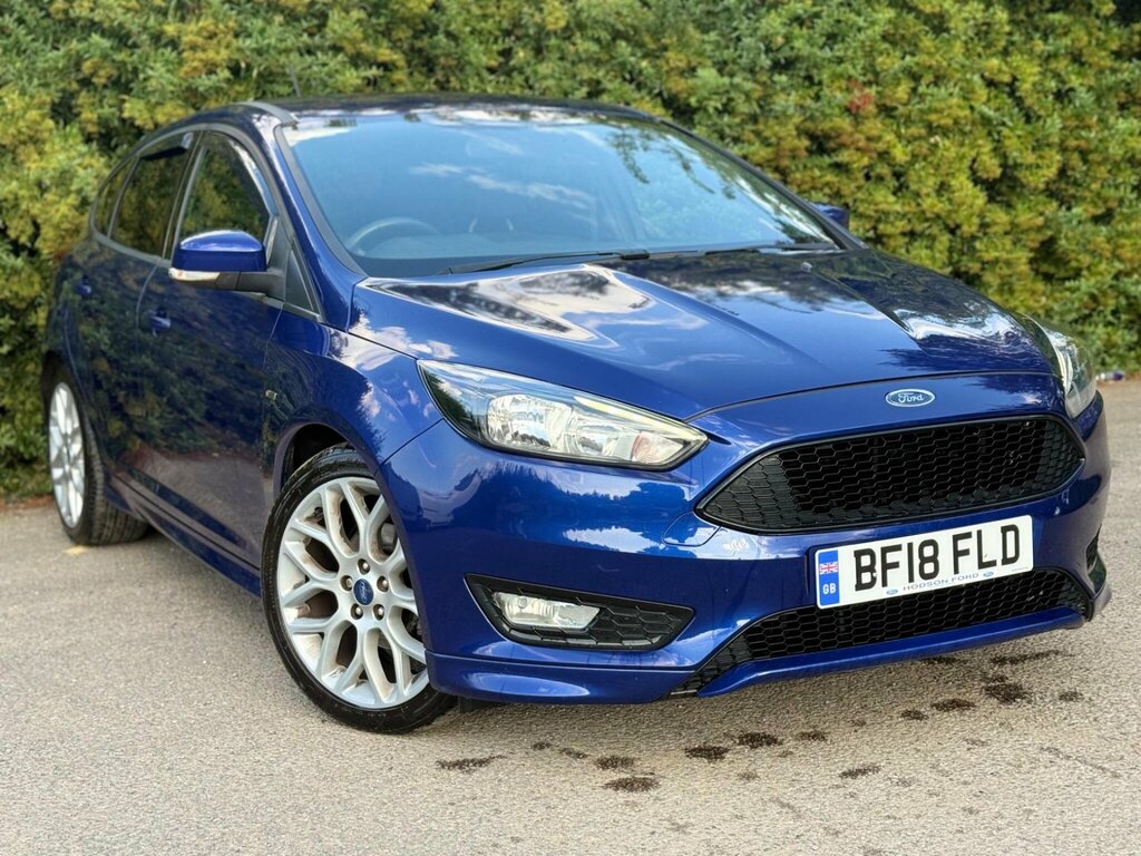 Ford Focus 1.0T Ecoboost St-line Euro 6 Ss BF18FLD Blue #4