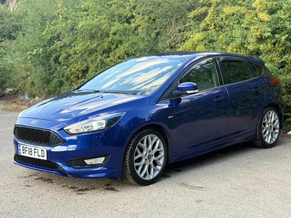 Ford Focus 1.0T Ecoboost St-line Euro 6 Ss BF18FLD Blue #3