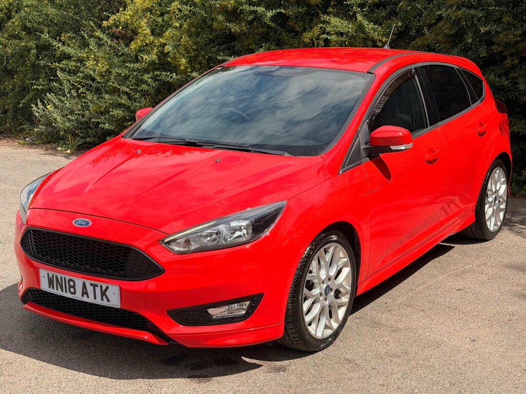 Ford Focus 1.0T Ecoboost St-line Euro 6 Ss WN18ATK Red #3
