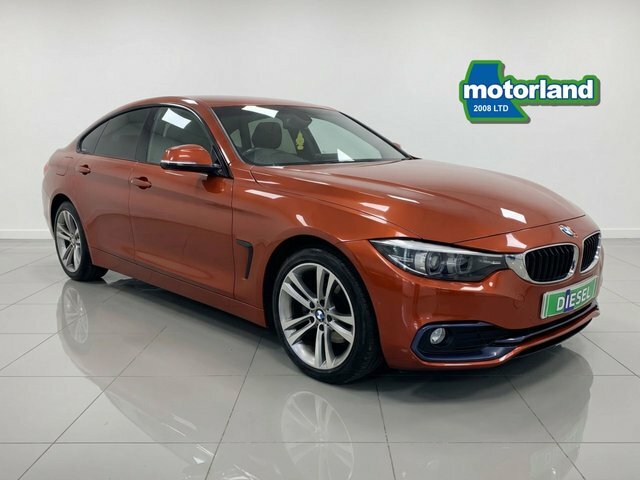 BMW 4 Series Gran Coupe 420D Sport Hatchback Orange