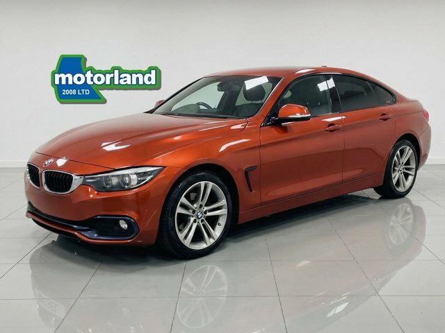 BMW 4 Series Gran Coupe 420D Sport Hatchback YC67LXG Orange #4