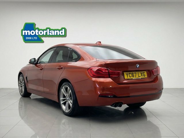 BMW 4 Series Gran Coupe 420D Sport Hatchback YC67LXG Orange #5