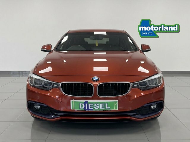 BMW 4 Series Gran Coupe 420D Sport Hatchback YC67LXG Orange #3