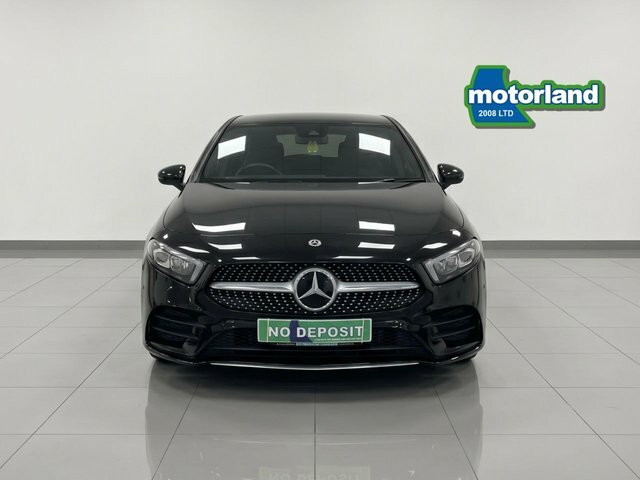 Mercedes-Benz A Class A200 Amg Line Hatchback GU69MUE Black #2