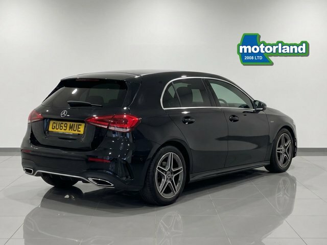 Mercedes-Benz A Class A200 Amg Line Hatchback GU69MUE Black #6