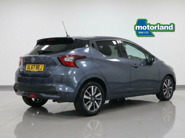 Nissan Micra Ig-t N-connecta Hatchback DL67BEJ Grey #6