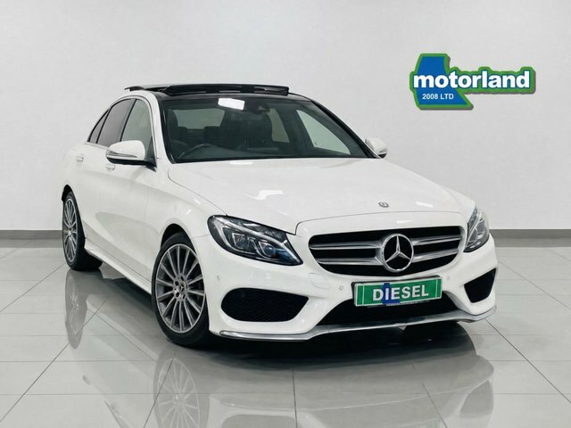 Mercedes-Benz C Class C250d Amg Line Premium White