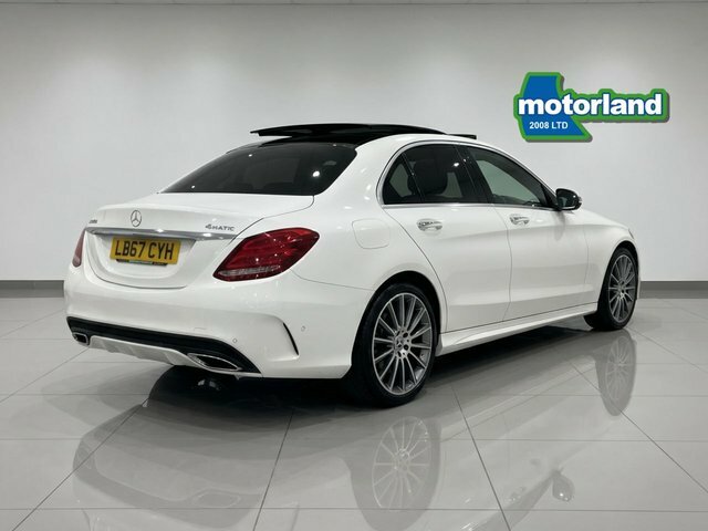 Mercedes-Benz C Class C250d Amg Line Premium LB67CYH White #6
