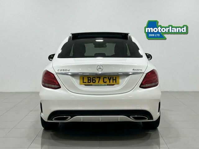 Mercedes-Benz C Class C250d Amg Line Premium LB67CYH White #5