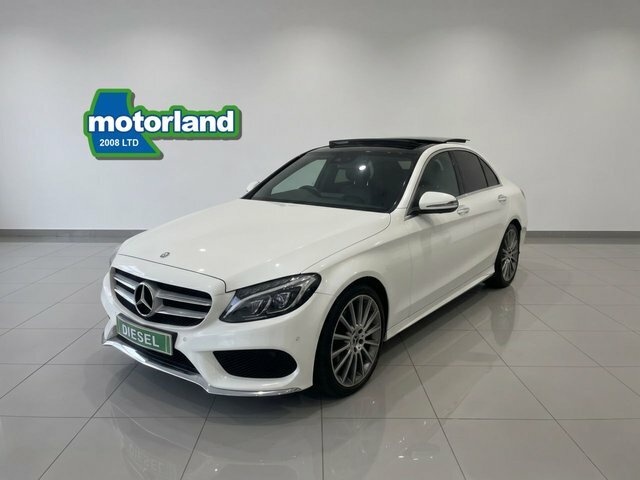 Mercedes-Benz C Class C250d Amg Line Premium LB67CYH White #3