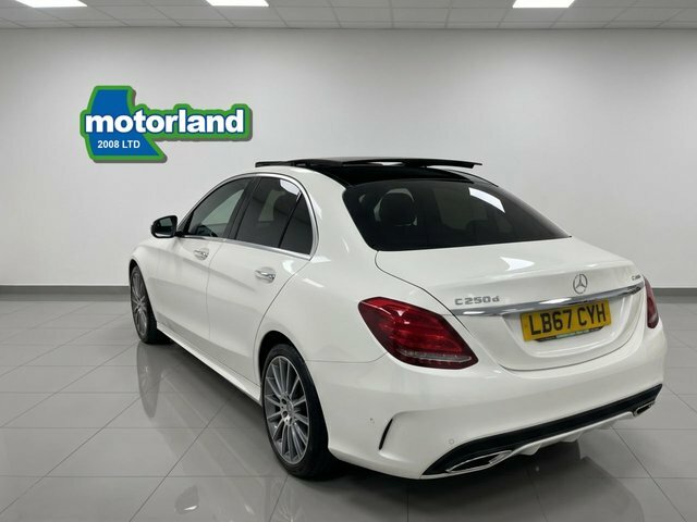 Mercedes-Benz C Class C250d Amg Line Premium LB67CYH White #4