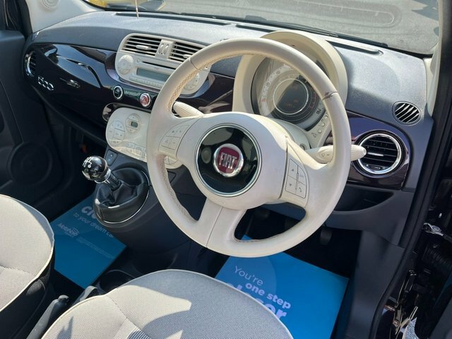Fiat 500 Lounge Hatchback Blue #6