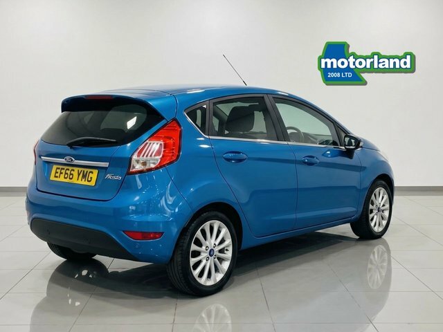 Ford Fiesta Ecoboost Titanium X Hatchback EF66YMG Blue #6