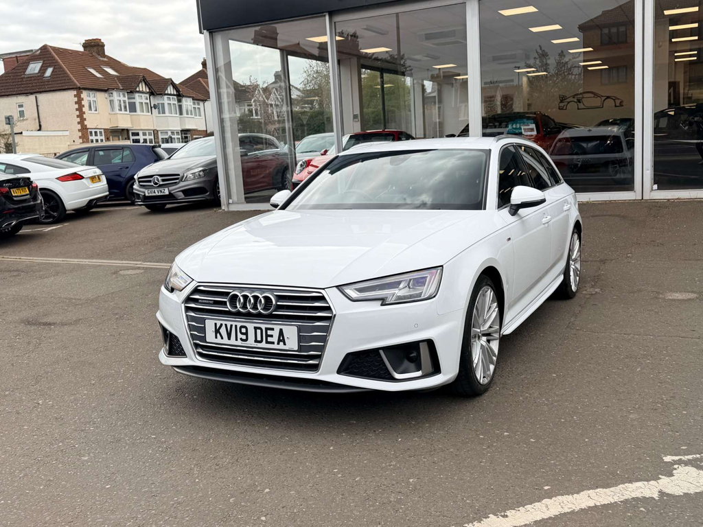 Audi A4 S Line 40 Tdi Quattro 4Wd White #4