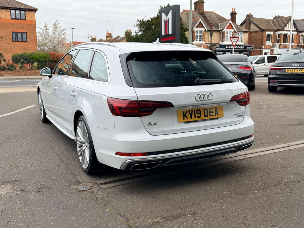 Audi A4 S Line 40 Tdi Quattro 4Wd White #6