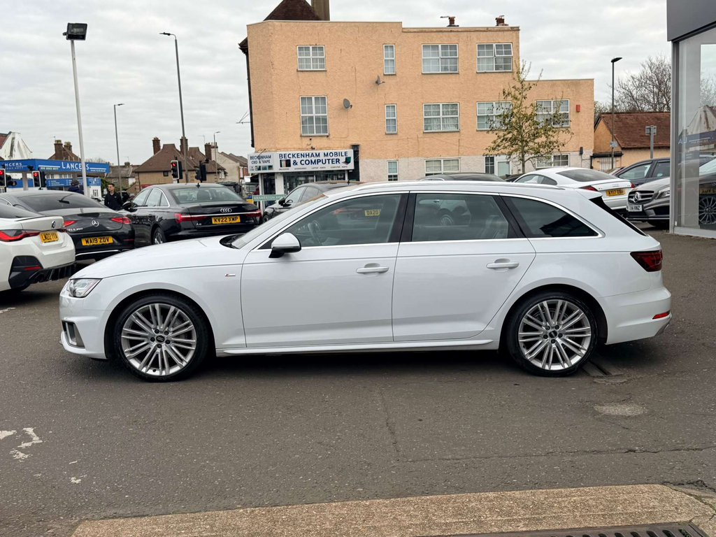 Audi A4 S Line 40 Tdi Quattro 4Wd White #5