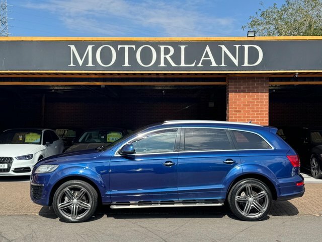 Audi Q7 2014 3.0 Tdi V6 S Line Sport Edition Tiptronic Qua DE64OPV Blue #5
