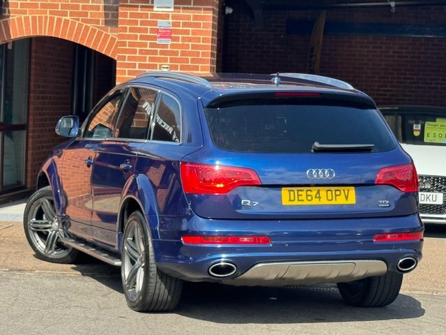 Audi Q7 2014 3.0 Tdi V6 S Line Sport Edition Tiptronic Qua DE64OPV Blue #3