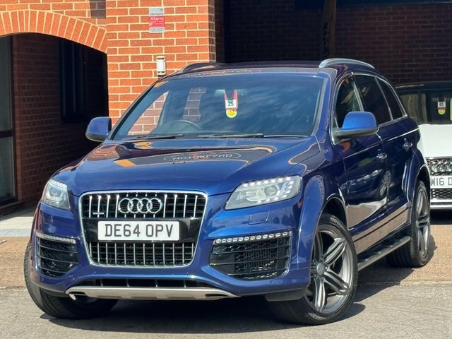 Audi Q7 2014 3.0 Tdi V6 S Line Sport Edition Tiptronic Qua DE64OPV Blue #2