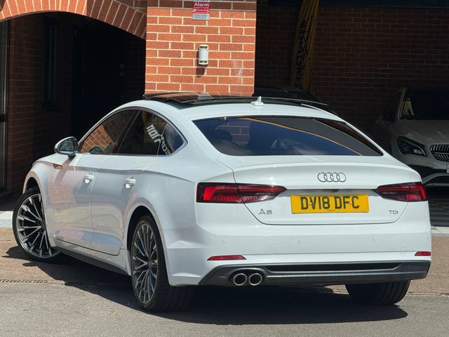 Audi A5 2018 2.0 Tdi Ultra S Line Sportback S Tronic Euro White #2