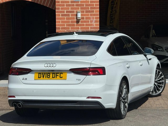 Audi A5 2018 2.0 Tdi Ultra S Line Sportback S Tronic Euro White #3