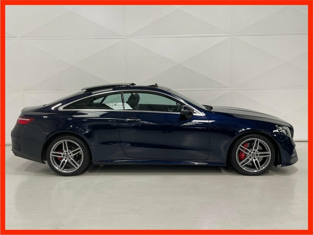 Mercedes-Benz E Class 2.0 E300 Amg Line Premium Coupe G-tro Blue