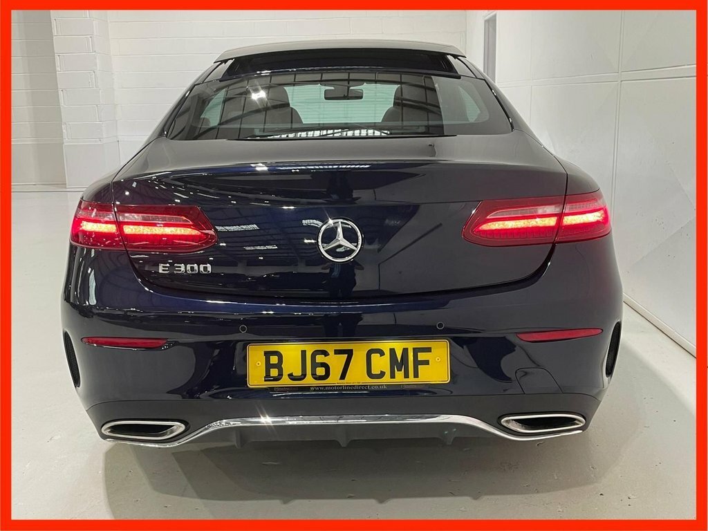 Mercedes-Benz E Class 2.0 E300 Amg Line Premium Coupe G-tro Blue #3