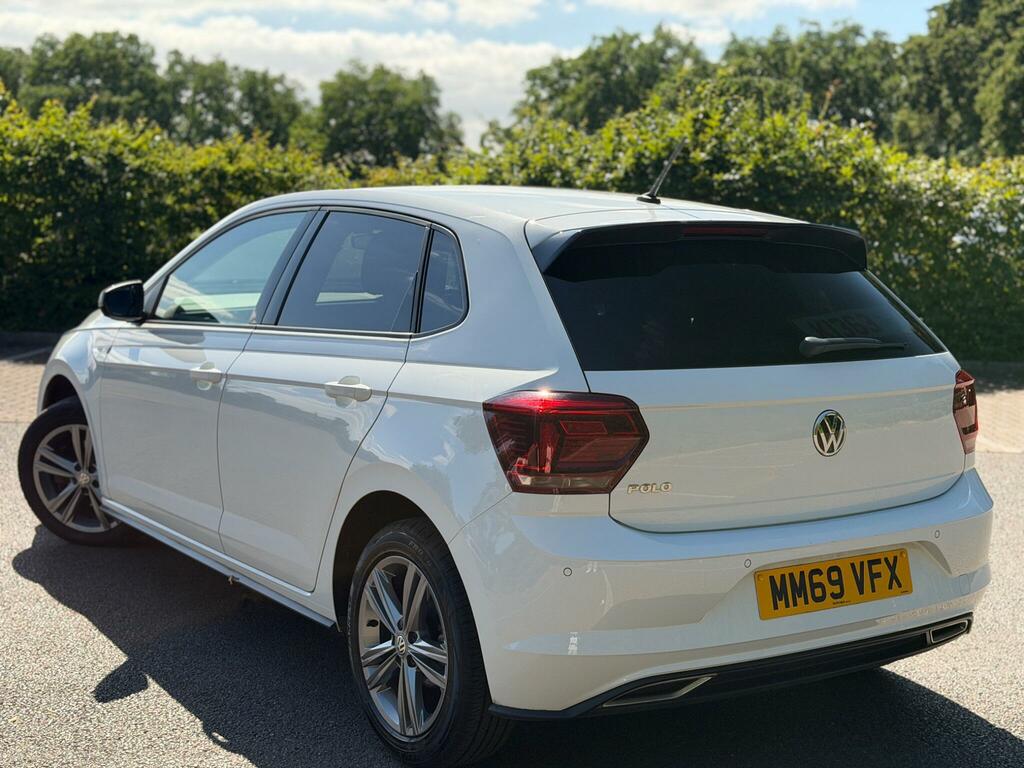 Volkswagen Polo 1.0 Tsi R-line Dsg Euro 6 Ss MM69VFX White #2