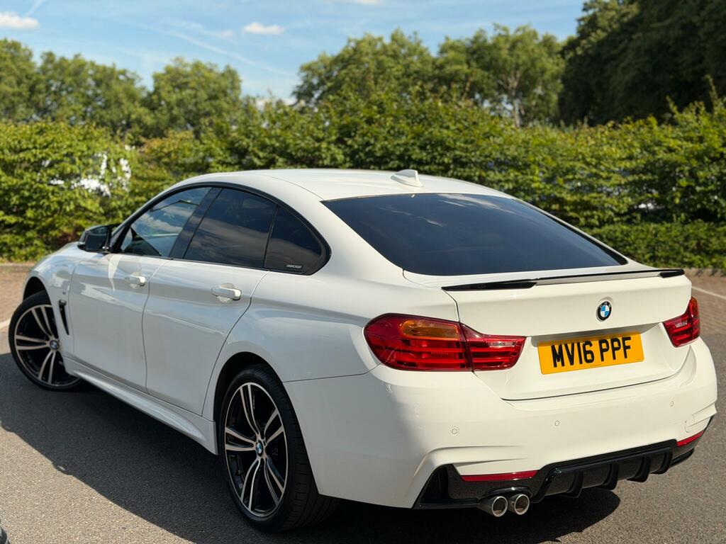 BMW 4 Series Gran Coupe M Sport White #2