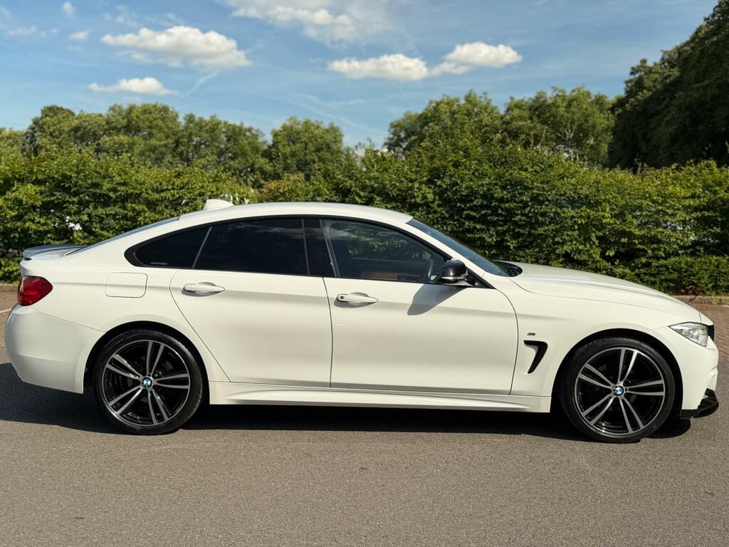 BMW 4 Series Gran Coupe M Sport White #3