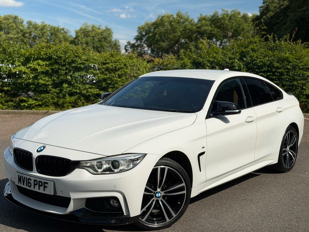 BMW 4 Series Gran Coupe M Sport White #5