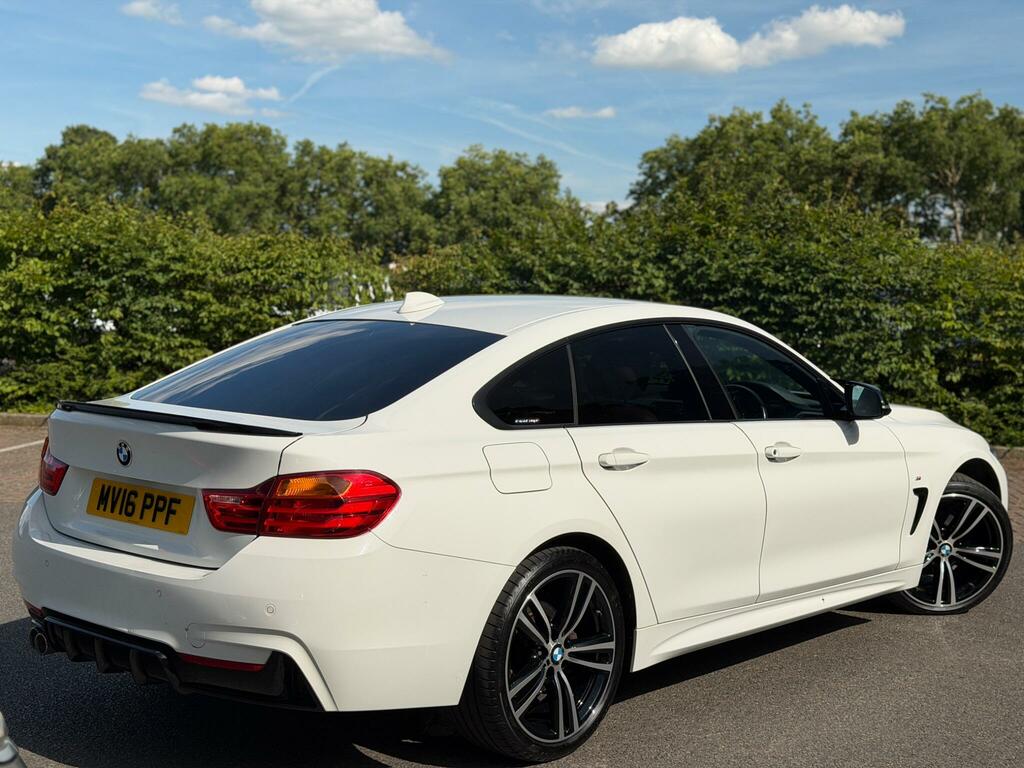 BMW 4 Series Gran Coupe M Sport White #6