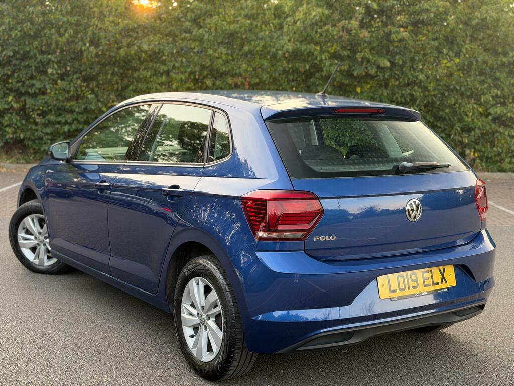 Volkswagen Polo 1.0 Tsi Se Dsg Euro 6 Ss LO19ELX Blue #2