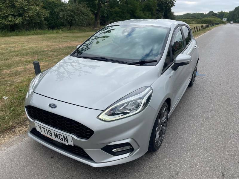 Ford Fiesta 1.0 Ecoboost St-line X - 2019 19 YT19MGN Silver #2