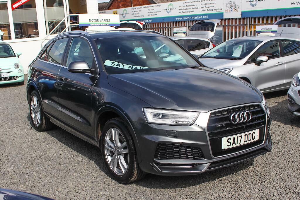Audi Q3 2.0 Tdi S Line Edition Quattro Euro 6 Ss SA17DDG Grey