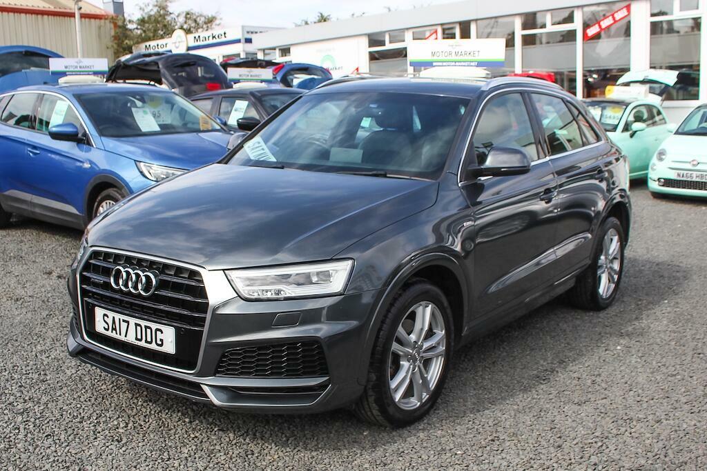 Audi Q3 2.0 Tdi S Line Edition Quattro Euro 6 Ss SA17DDG Grey #3