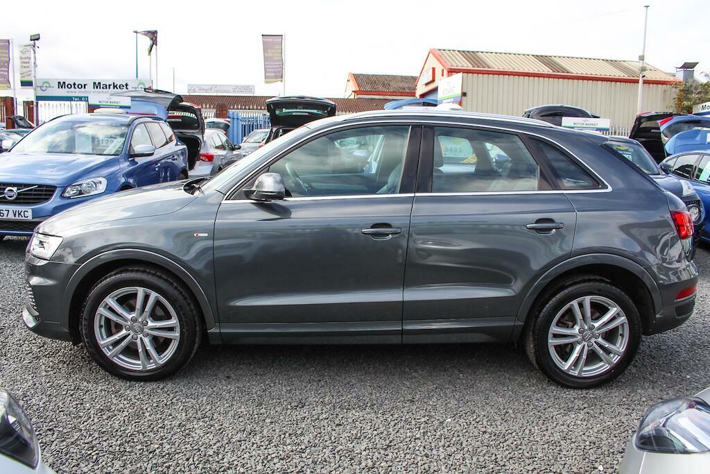 Audi Q3 2.0 Tdi S Line Edition Quattro Euro 6 Ss SA17DDG Grey #4