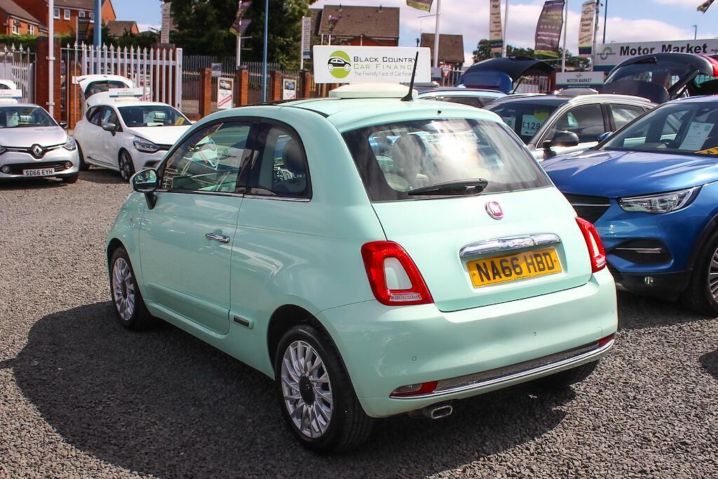 Fiat 500 1.2 Lounge Dualogic Euro 6 Ss NA66HBD Green #5