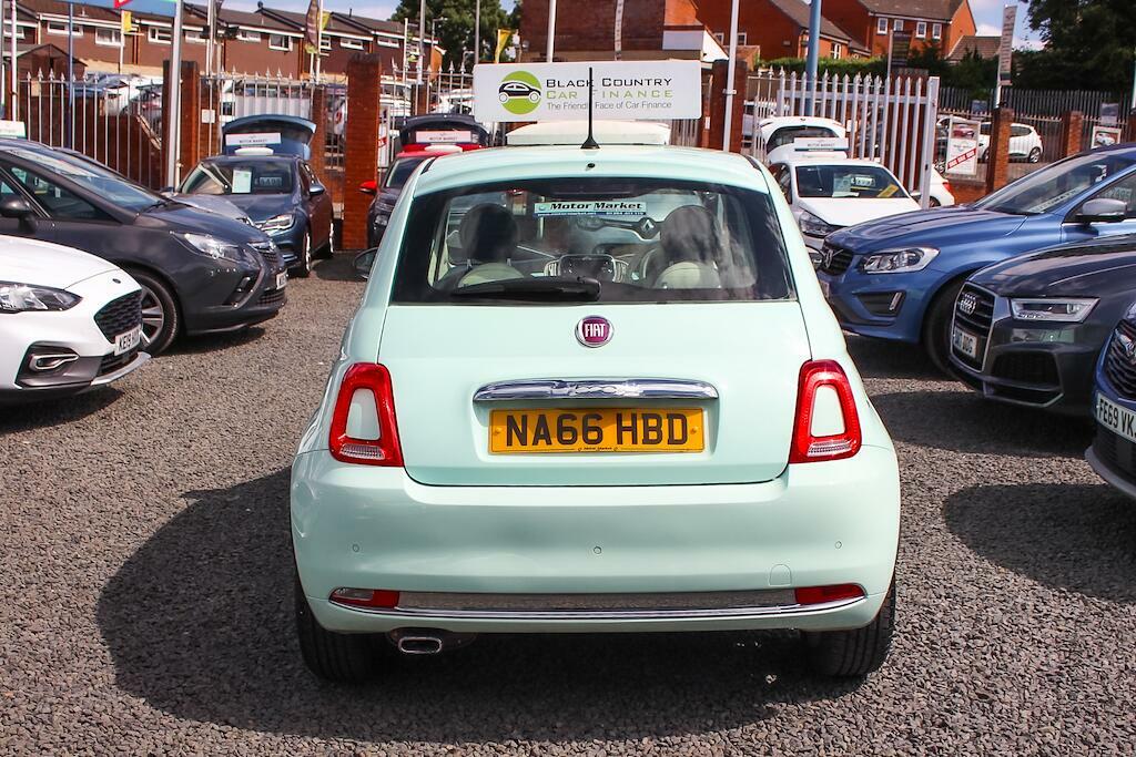 Fiat 500 1.2 Lounge Dualogic Euro 6 Ss NA66HBD Green #6