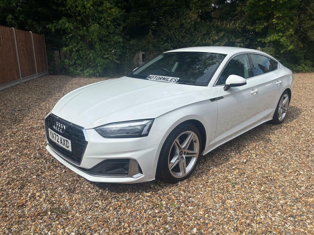 Audi A5 2.0 Tfsi 35 Sport Sportback S Tronic Euro 6 S S White #4